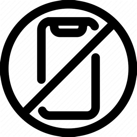 Smartphone Forbidden Mobile Banned Icon Download On Iconfinder