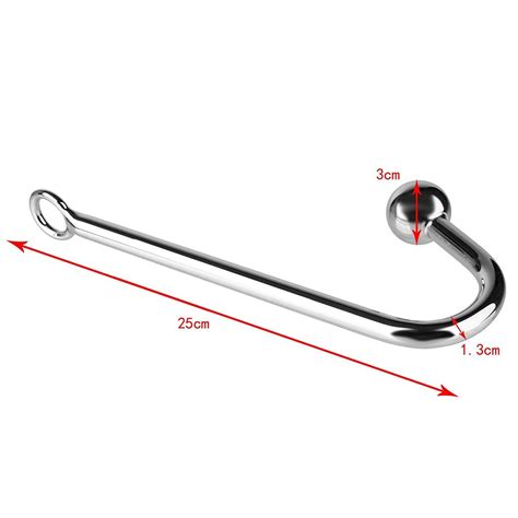 Stainless Steel Anal Butt Plug Hook Metal Anus Dildo Sex Anal Toy For Women Sm Ebay