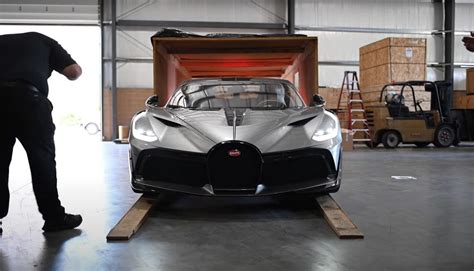 See The Unboxing Of The First Bugatti Divo In The Us