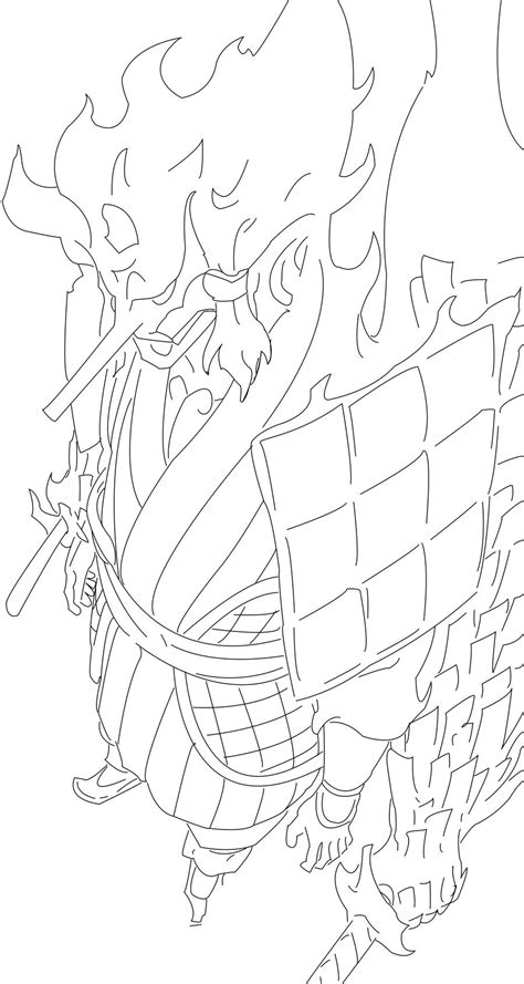 Itachi Susanoo Drawing Sketch Coloring Page