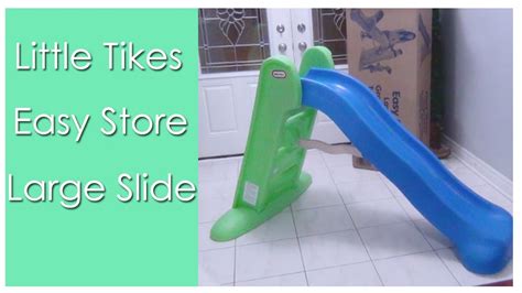 Little Tikes Easy Store Large Slide Setup Youtube