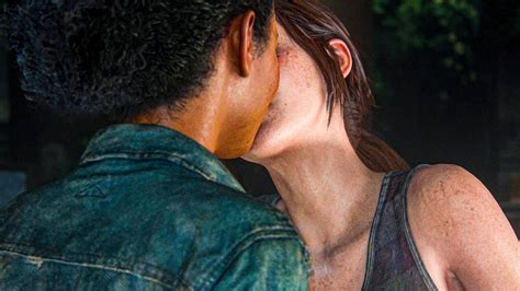 Ellie And Riley Kiss Scene The Last Of Us Left Behind 4k Youtube