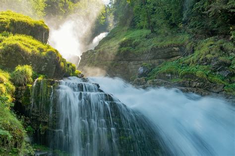 Giessbach Waterfalls In Switzerland Free Stock Photo Public Domain