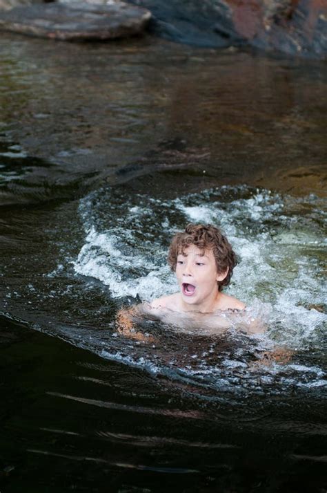 Boy Swiming Lake Stock Photos Free And Royalty Free Stock Photos From