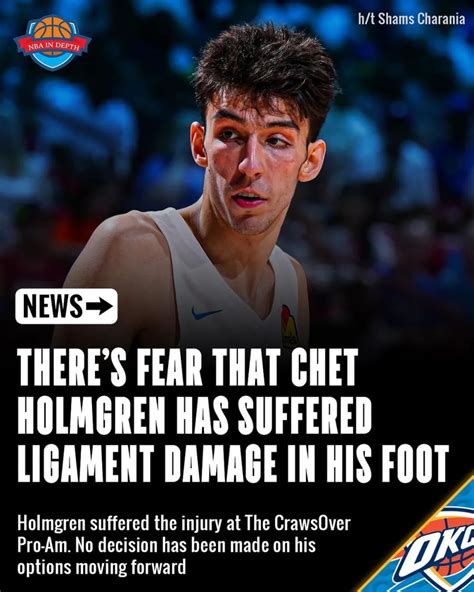Torn Ligament In Right Footan Nba Game Hasnt Been Played Yetthunder