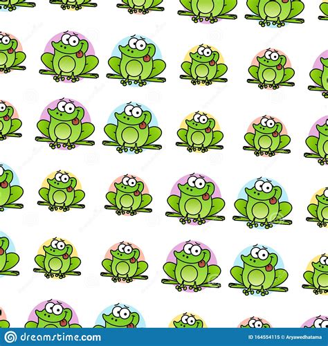 The Amazing Of Cute Green Frog Illustration Cartoon Funny Character In