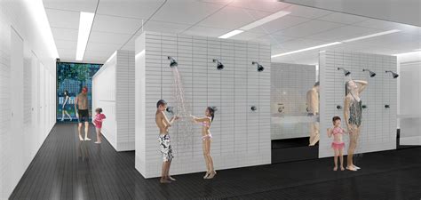 New Aquatic Centre Construction Ubc Sport Facilities Changing Room Space Interiors Room