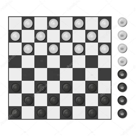 Checkers Board Game Stock Vector By ©racener 103378162