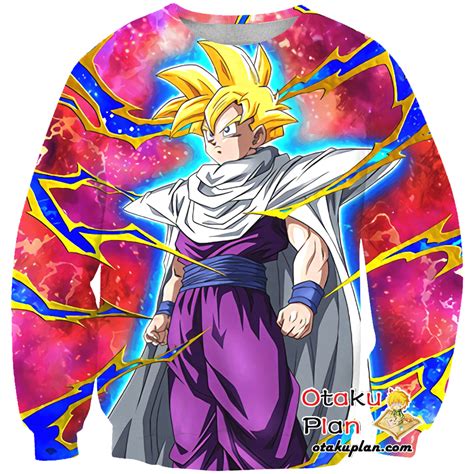 Get fashion fast with target drive up, pick up, or same day delivery. DBZ Day of Destiny Super Saiyan Gohan (Youth) Sweatshirt - Dragon Ball Z 3D Sweatshirts And ...