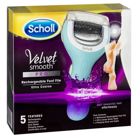 Buy Scholl Velvet Smooth Pro Rechargeable Foot File Online At Chemist