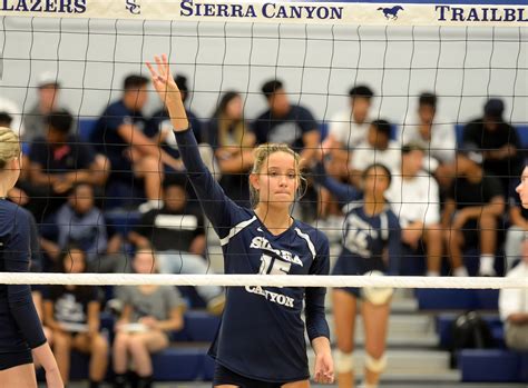 volleyball looking for 5th consecutive league title sierra canyon athletics