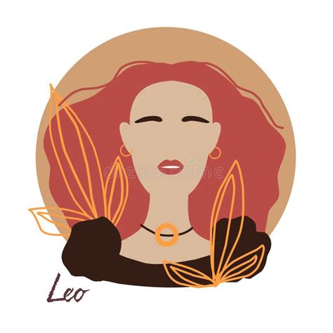 Leo Zodiac As Fashionable Woman Female Astrological Horoscope Sign