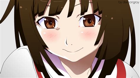 Nadeko Sengoku Vector Art V By Demongray On Deviantart