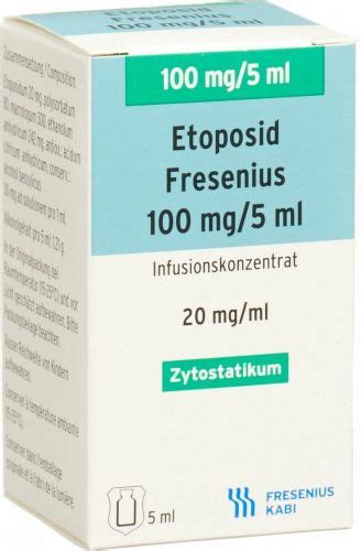 Etoposid Fresenius 100mg5ml Durchstechflasche 5ml In Der Adler Apotheke