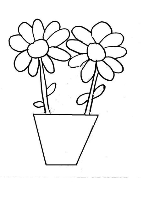 Spring fun line art to celebrate the season! Pictures To Paint For Kids - Coloring Home