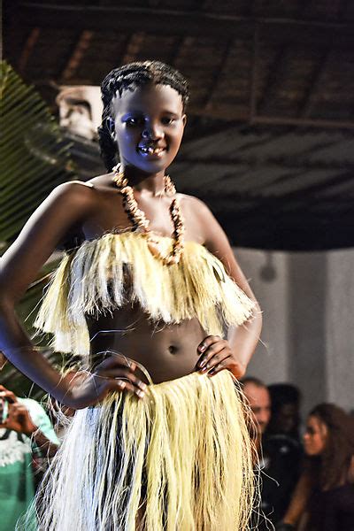 Traditional Tribe Woman Dress Photo Mombasa Kenya Africa