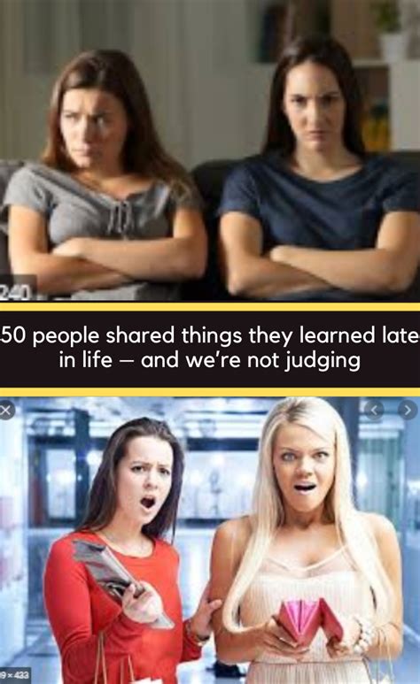 50 people share things they learned a little late in life and we re