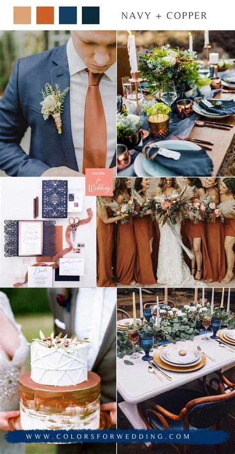 Copper Navy Wedding Copper Wedding Colors Lavender Wedding Colors