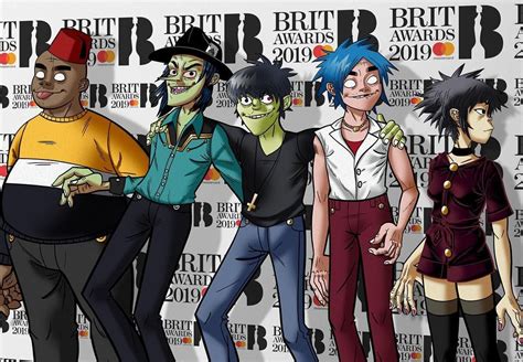 Image May Contain One Or More People Gorillaz Art Gorillaz Monkeys