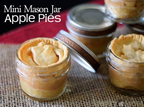 Mini Mason Jar Apple Pies Nifty Mom