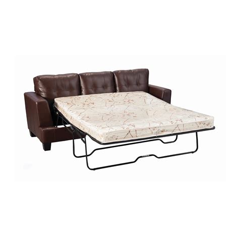 Samuel Dark Brown Upholstered Sofa Sleeper By Coaster