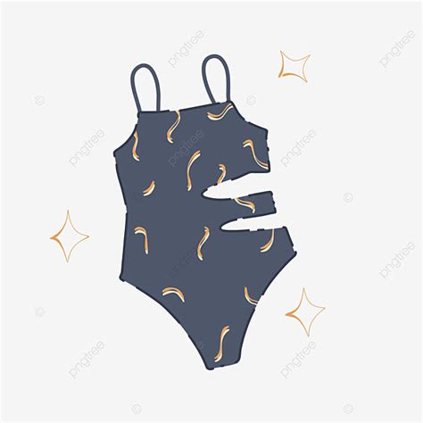 Dark Blue Bikini Bikini Simple Bikini Cartoon Bikini PNG And Vector