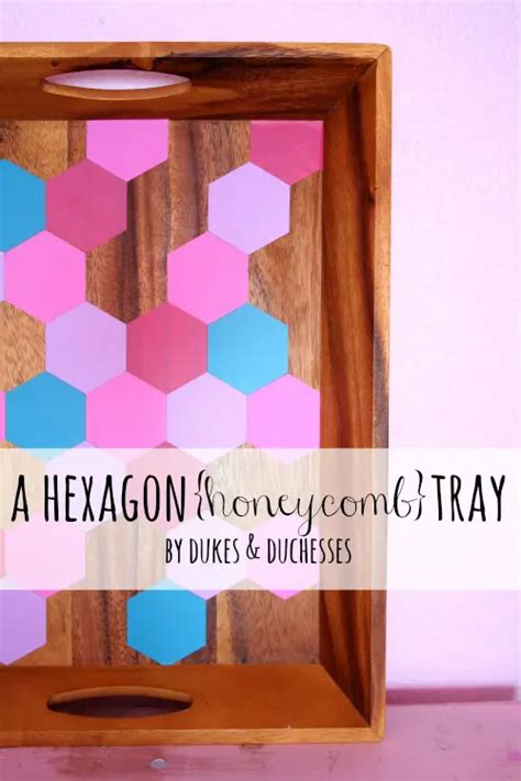30 Fun And Unique Hexagon Crafts And Diys Pillar Box Blue