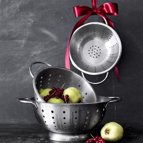 Open Kitchen By Williams Sonoma Stainless Steel Colanders Set Of 3