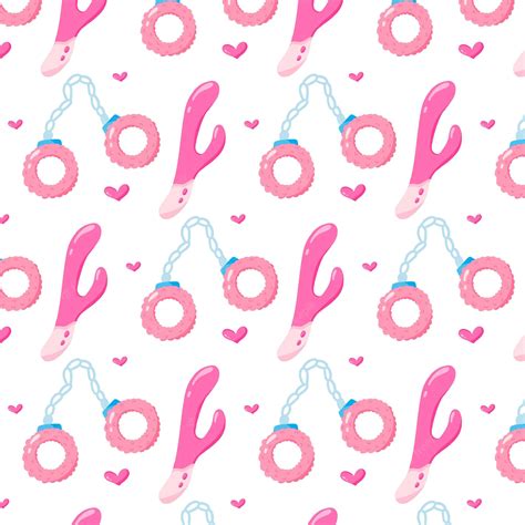 Premium Vector Vector Seamless Pattern With Sex Toys Pattern For Sex Shop Pattern With