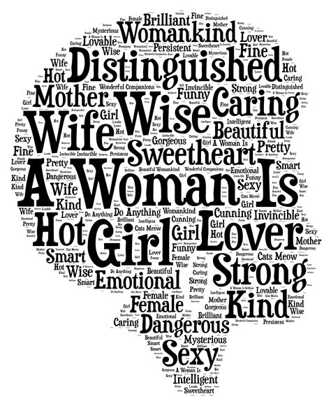 Woman Is Profile Word Art Word Art African Lady Drawing Art