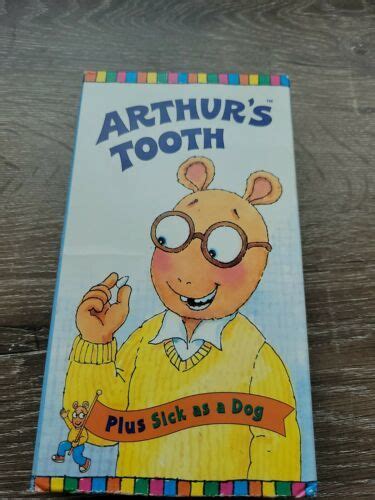 Arthur Arthurs Tooth Sick As A Dog Vhs 1998 Animated Childrens