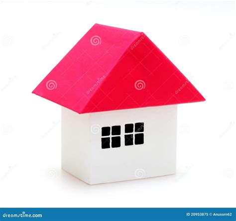 Paper Model House Stock Image Image Of Isolated Creativity 20953875