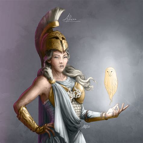 artstation athena goddess of wisdom handicraft and warfare tanja g milosavljevic athena