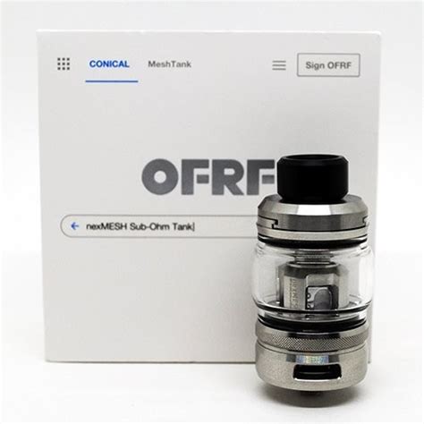 Ofrf Nexmesh Sub Ohm Tank Review — Conical Mesh Coils