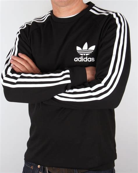 Adidas Originals Clfn Long Sleeve T Shirt Blacktrefoil