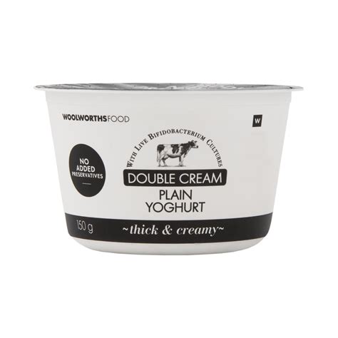 Double Cream Plain Yoghurt 150g Za