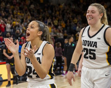 Gabbie Marshall Others Step Up As Iowa Womens Basketball Outlasts
