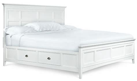 Classic style wooden twin size bed with panel headboard in white classic headboard design is a timeless addition to any bedroom granbury white wood full panel bed (55.16 in. white panel queen bed frame | ... Queen Panel Bed With ...