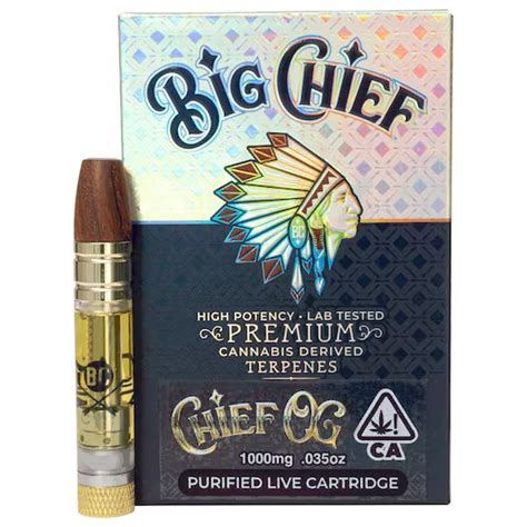 Big Chief Chief Og Big Chief Cdt Cartridges 1g Chief Og