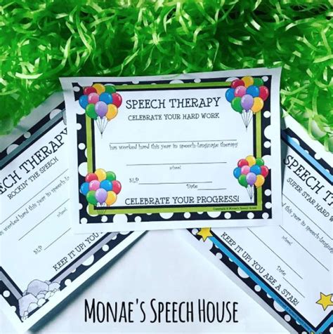 30 Best Speech Certificates And Speech Graduation Images On Pinterest