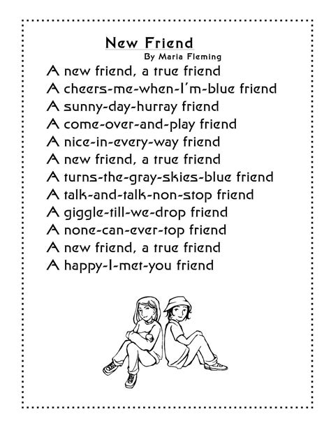 Friendship Poems For Kids Anasintxatb