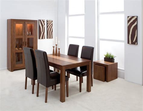 These chairs are made of beautiful grained solid rosewood and are upholstered with original black leather. 4 Chair Dining Table Set | 4 chair dining table, Dining ...