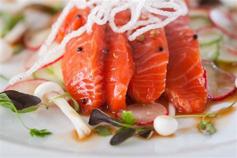 During cooking periodically baste the fish using the soya sauce in the dish. Soy-Cured Salmon Recipe - Great British Chefs