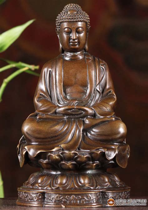 Sold Bronze Japanese Amitabha Buddha The Buddha Of Infinite Light