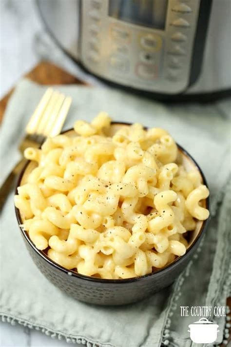 This mac and cheese might seem a little more fancy so it can also stand alone as the star of the meal. Instant Pot White Cheddar Mac and Cheese - The Country ...