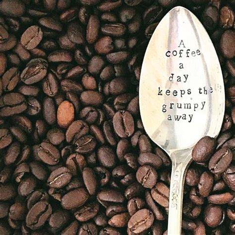 coffee lover spoon fun quote spoon stamped spoon by thedancingpear coffee lover coffee ts