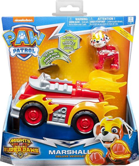 Paw Patrol Mighty Pups Super Paws Deluxe Vehicle Marshall My Xxx Hot Girl