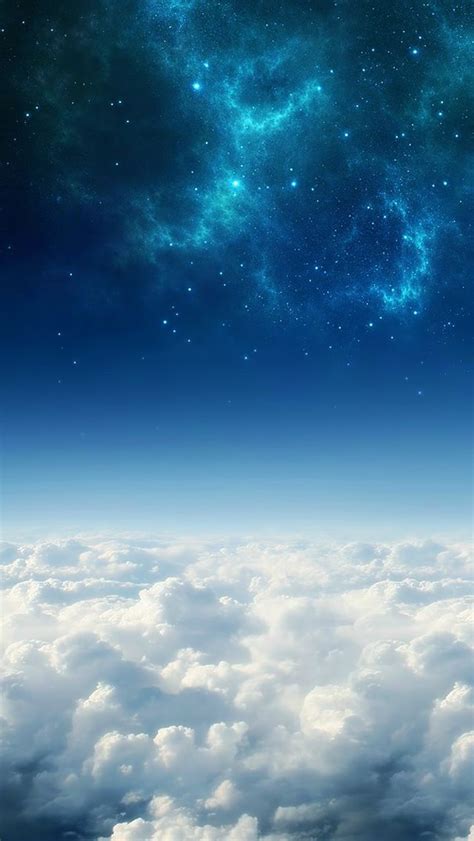 Starry Sky Iphone5 Wallpaper Clouds Wallpaper Iphone
