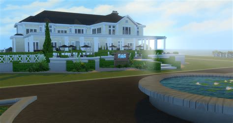 I Built A Country Club On The 64x64 Lot In Brindleton Bay Rthesims