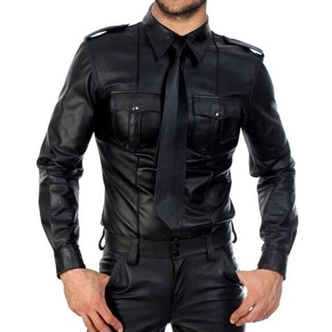 chemise homme sexy manches courte métallique costu costume chemise noir seeds yonsei ac kr